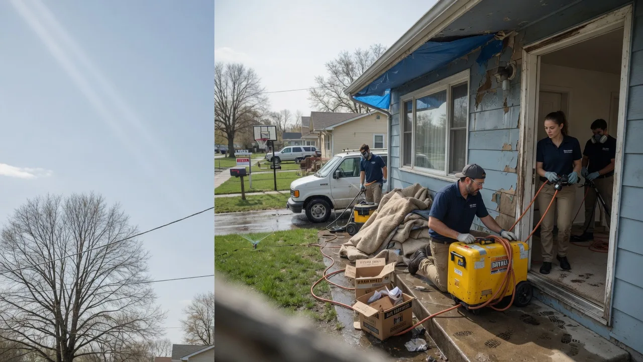 Basement Flood Cleanup in Lopeno, TX near me